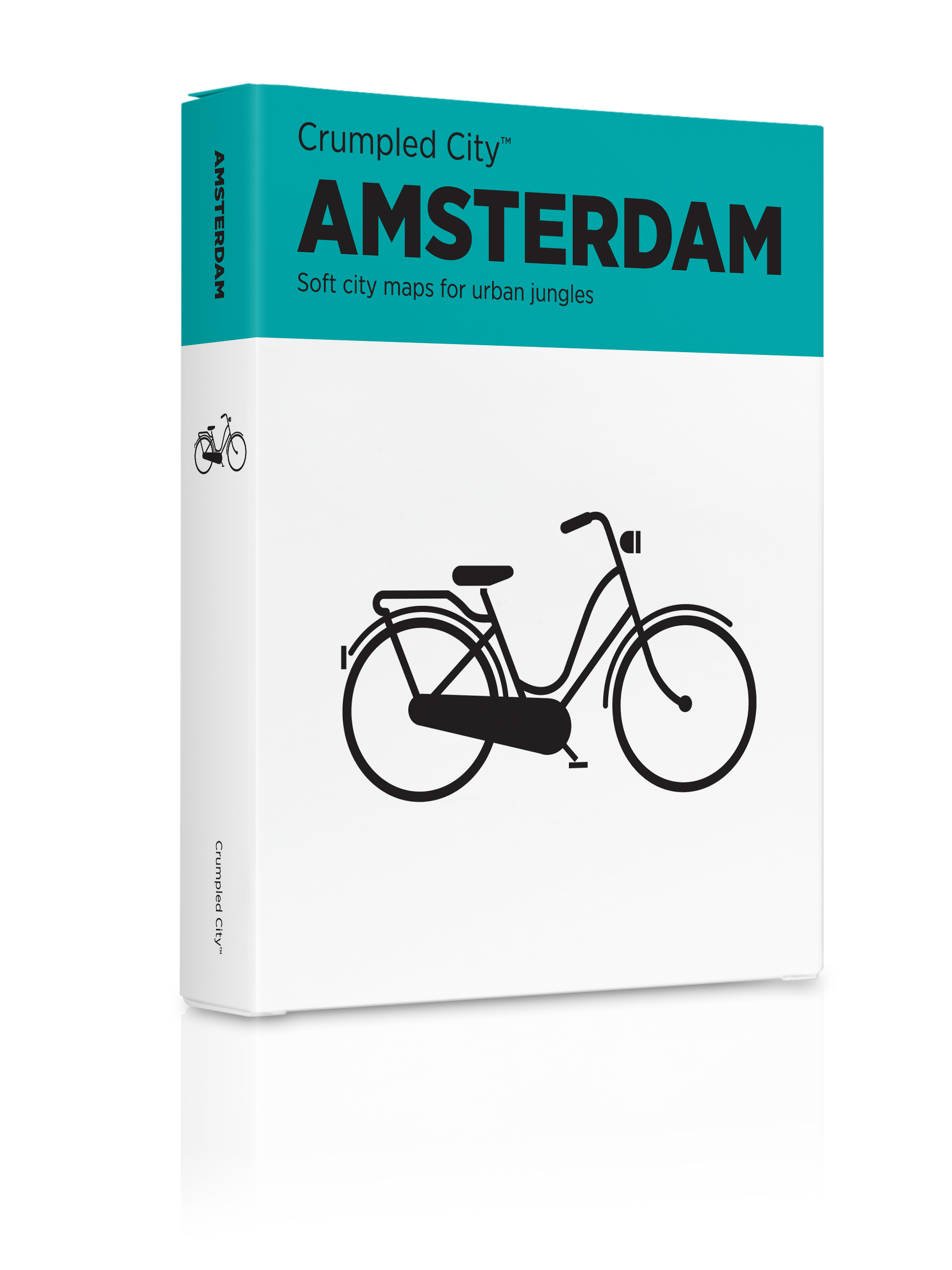 Crumpled - mapa Amsterdamu