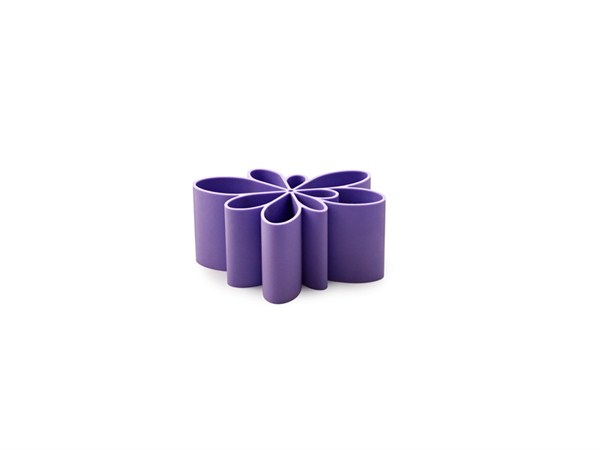 Kontur Rubber Vase - Purple